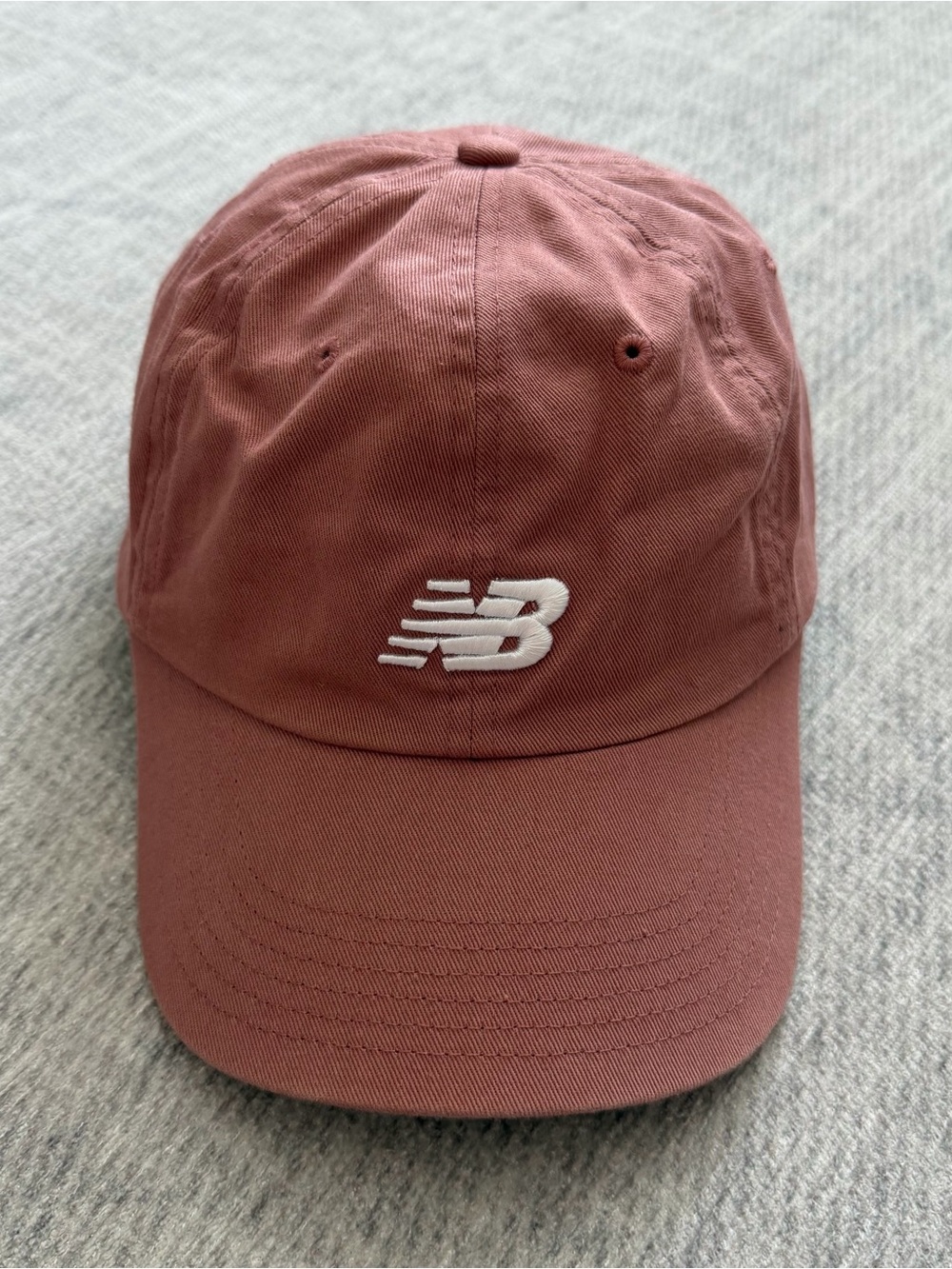 New Balance NB Adult Dusty Rose Pink Adjustable 6 Panel Curved Classic OSFM Hat